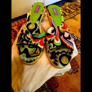 Emilio Pucci authentic amazing colorful heels🌈